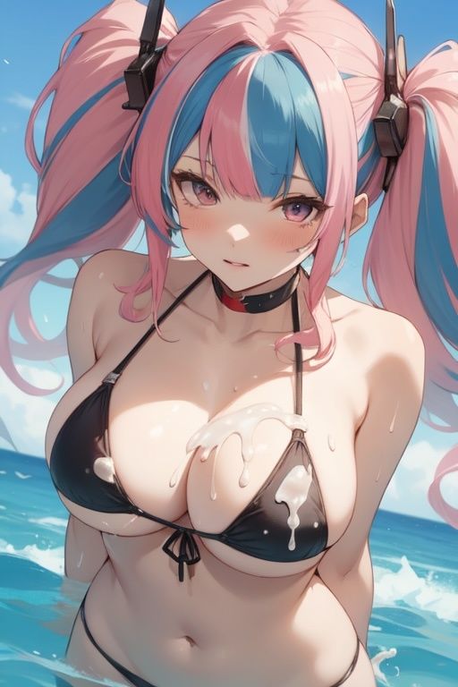 虹かけ誌  アズールレーン  イラスト集7   ブレマートン  お股に、お・ま・た・せ！ サンプル6ページ目