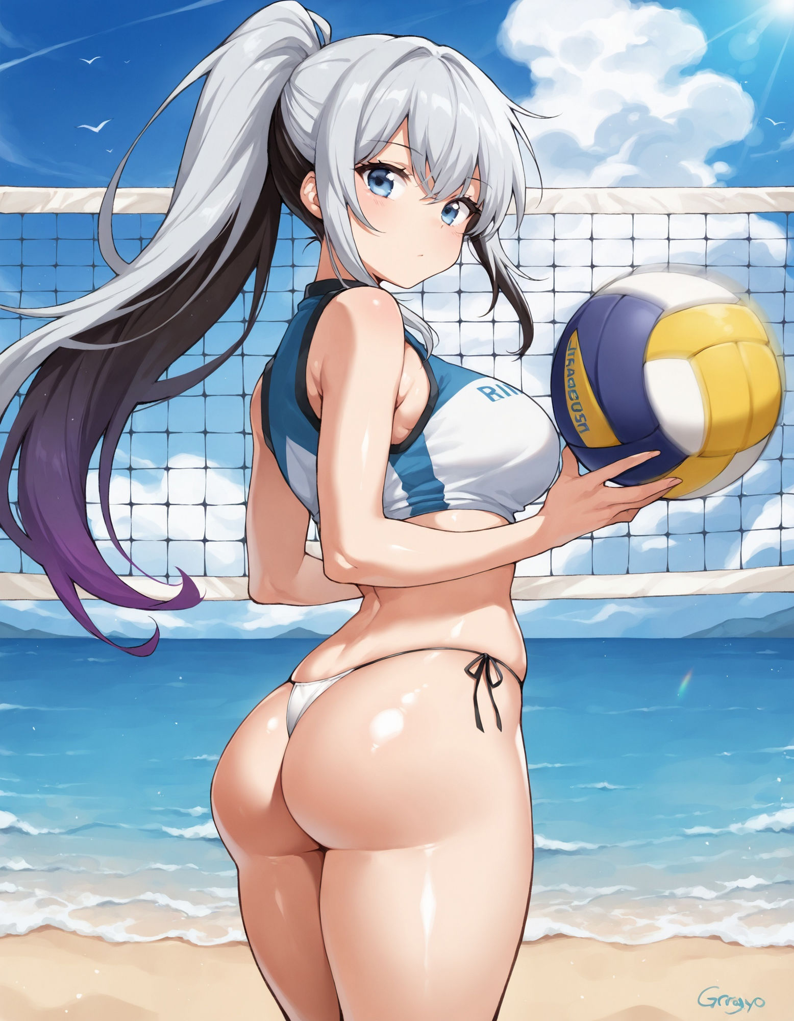 えちえちビーチバレーユニフォーム サンプル5ページ目