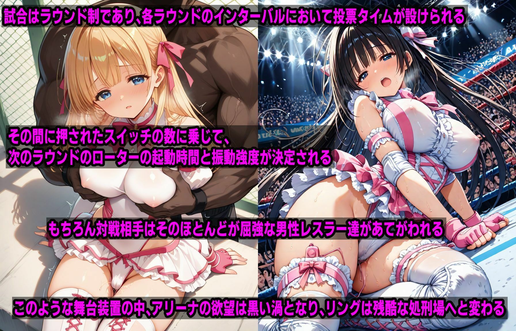 AI敗北少女CG集vol.9 バイブレーション・デスマッチ サンプル2ページ目