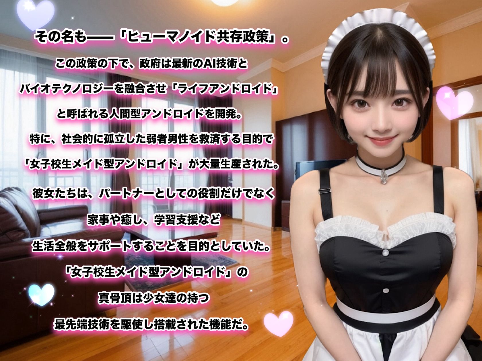 エッロエロ女子校生メイド型アンドロイド〜ご主人様、本日のおま◯こです！〜 サンプル3ページ目