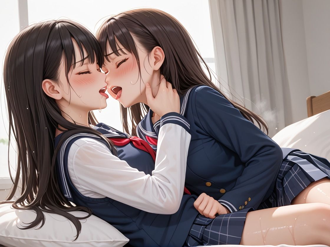 JK レズ 保健室でドキドキよだれまみれ サンプル7ページ目