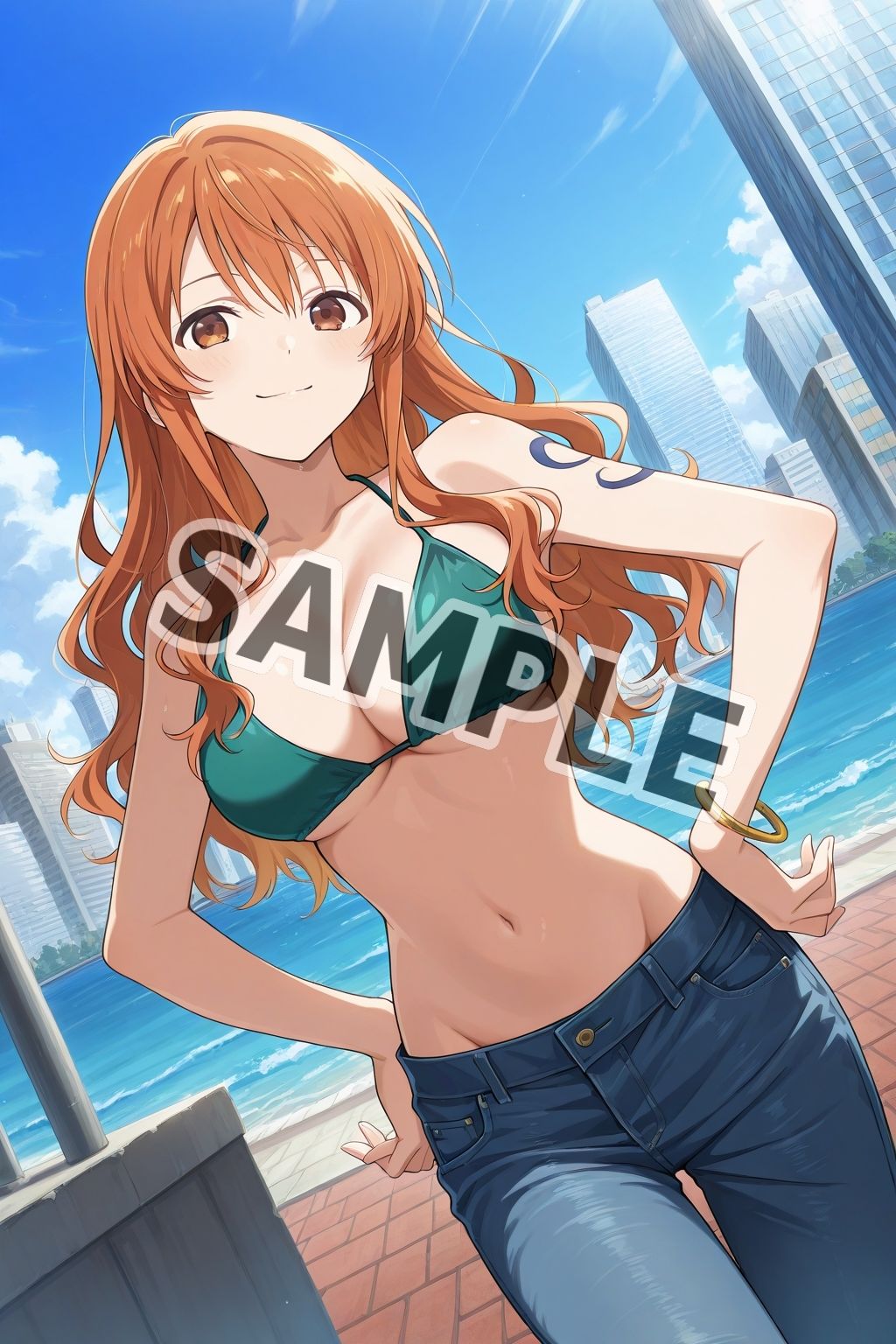 【ワ●ピース】航海士ナ●に性処理はおまかせ！ サンプル1ページ目