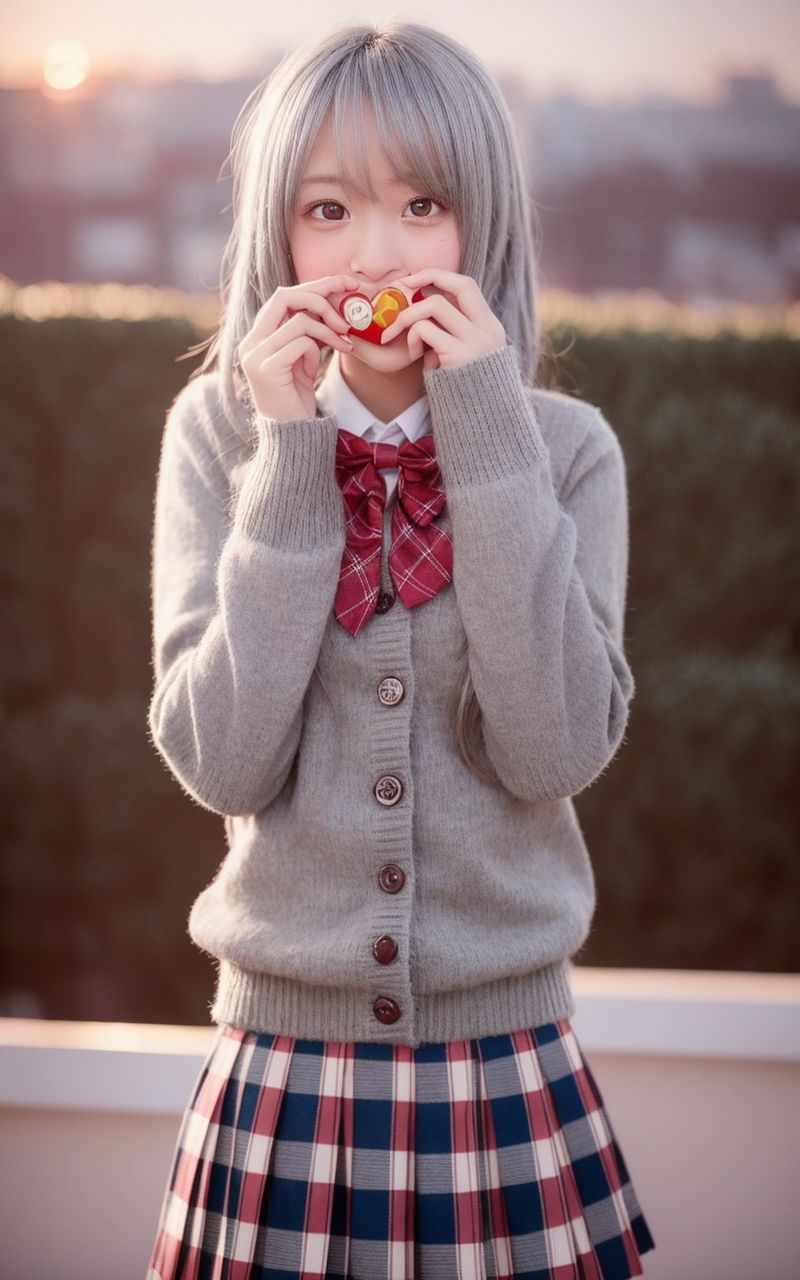 AI美女写真集┃バレンタインの乙女 サンプル5ページ目