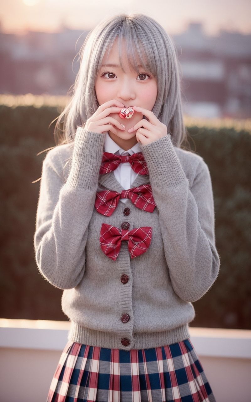 AI美女写真集┃バレンタインの乙女 サンプル8ページ目