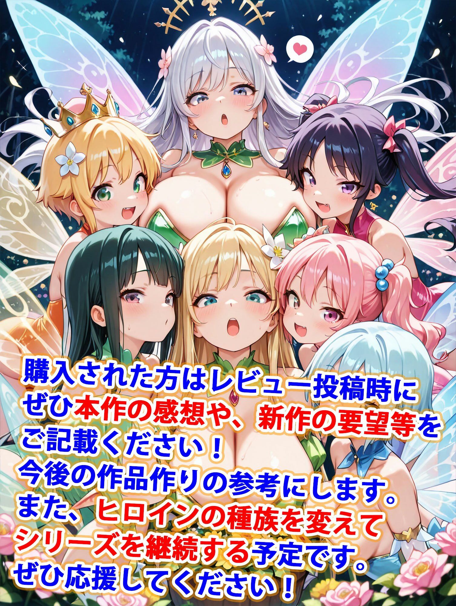 貞操逆転世界のハーレム種付け士〜花畑の爆乳レオタード妖精編〜 サンプル10ページ目