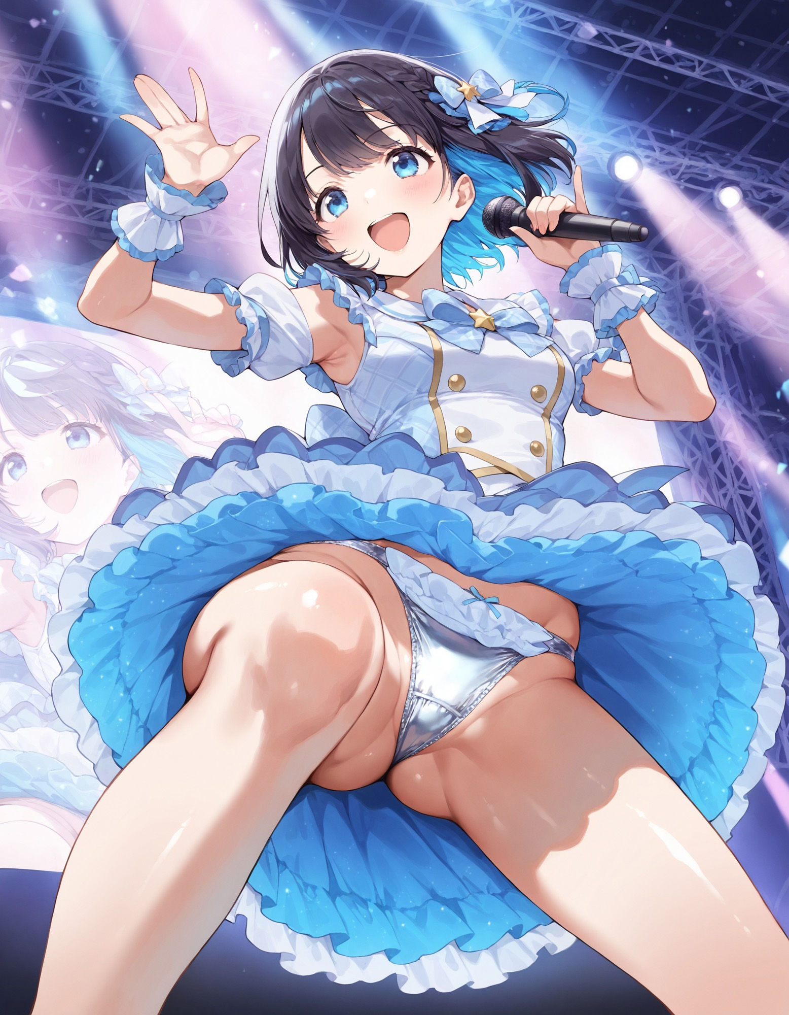 アイドルのパンチラ サンプル3ページ目