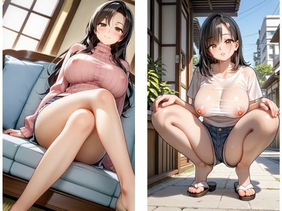 隣の部屋の奥さんに誘惑されて中出しセックスしてしまった件 サンプル1ページ目