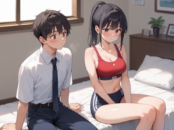 濡れやすいスポーツ女子のキツマンで膣絞りされた サンプル1ページ目
