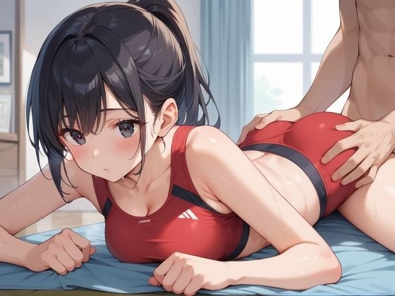 濡れやすいスポーツ女子のキツマンで膣絞りされた サンプル3ページ目