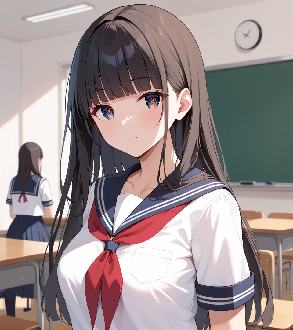 ド淫乱生徒会長橘さん サンプル2ページ目