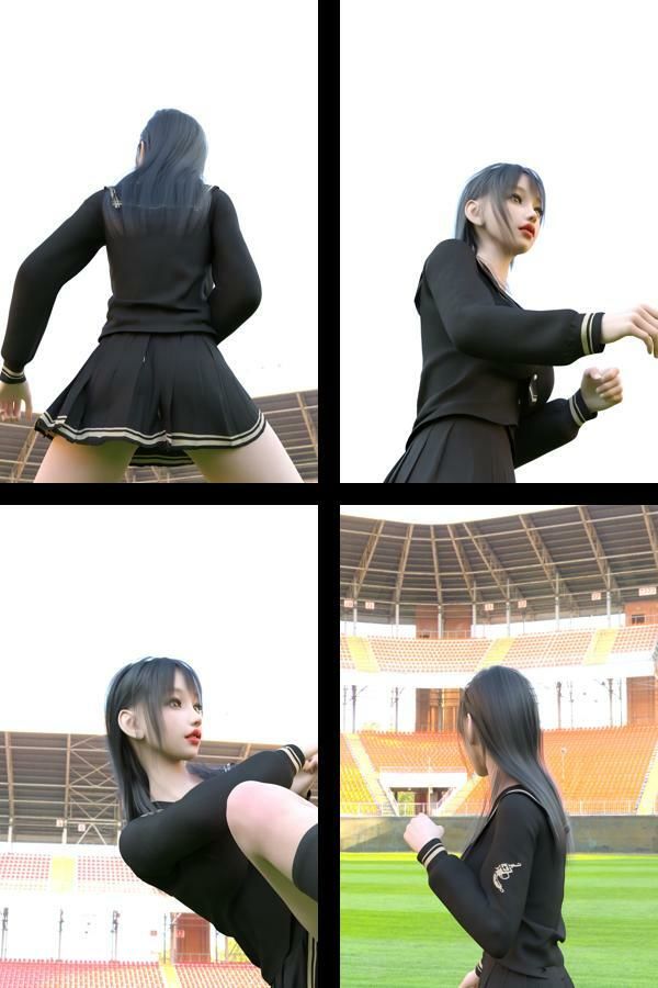 最強の着エロモデル『西陣郁奈（にしじんかな）』の学生服写真集 Temptation-03 サンプル2ページ目