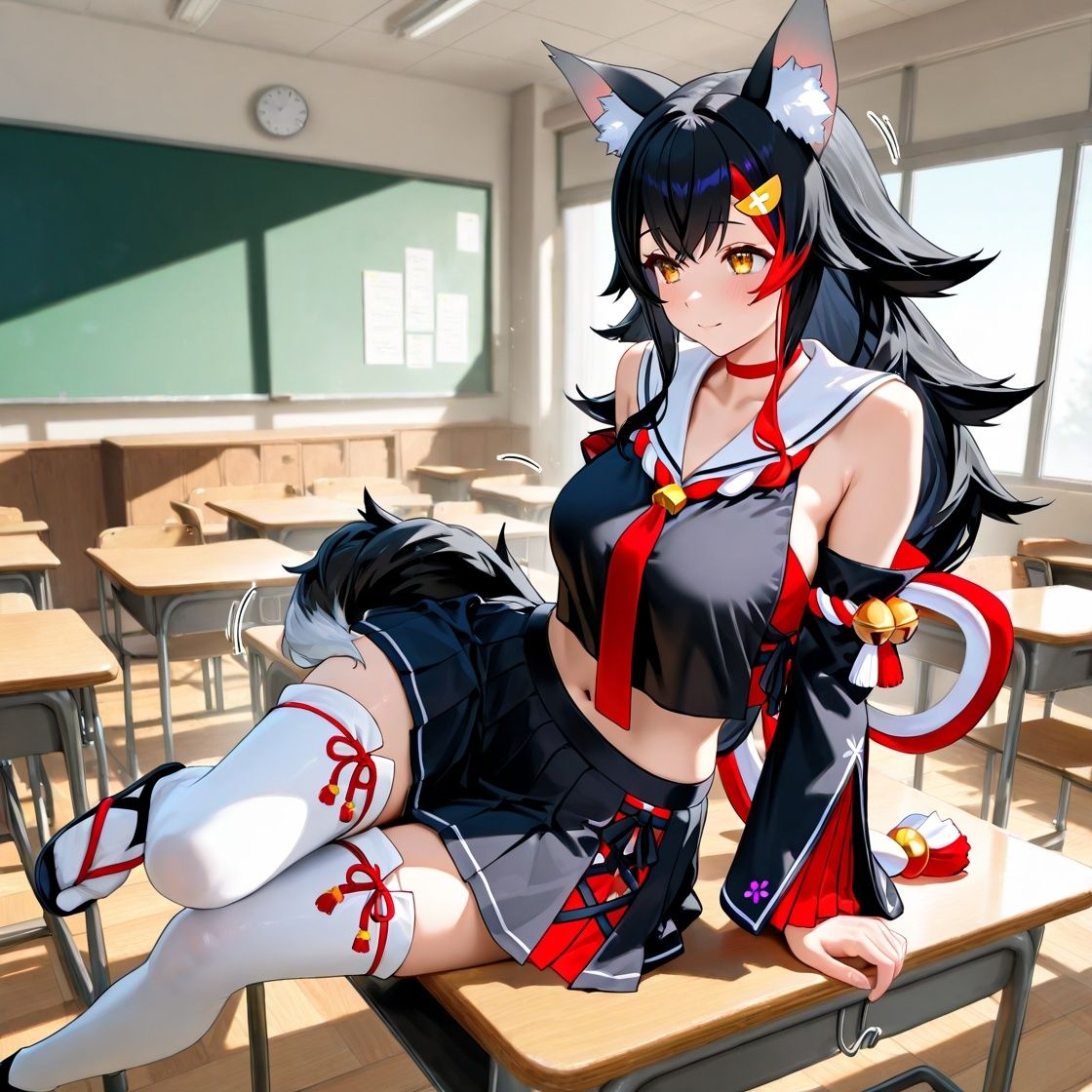 ホ〇ライブ  イチャイチャ同棲 大〇ミオ サンプル1ページ目