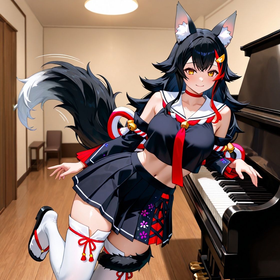 ホ〇ライブ  イチャイチャ同棲 大〇ミオ サンプル2ページ目