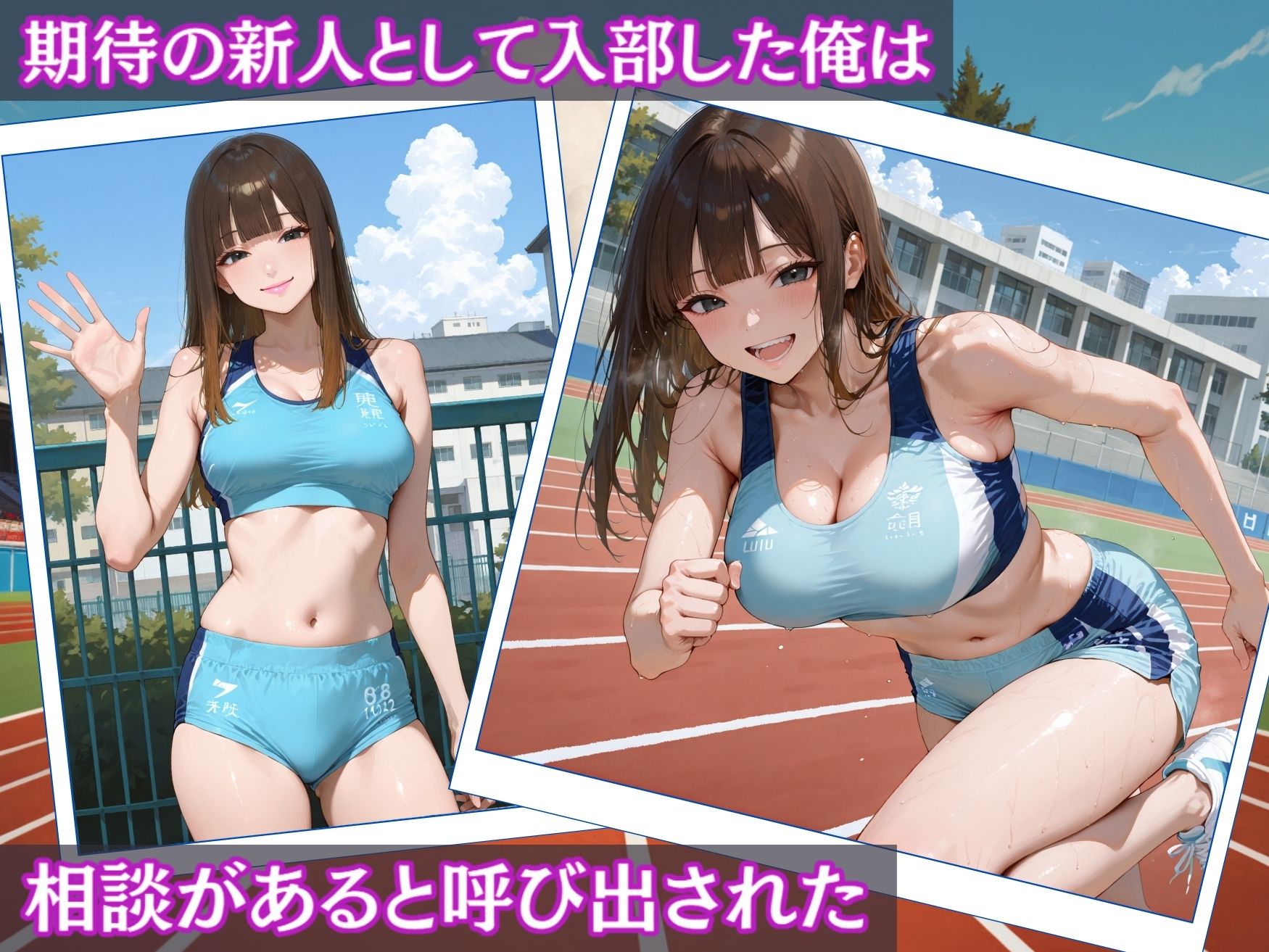 陸上巨乳女子校生を調教支配 サンプル1ページ目
