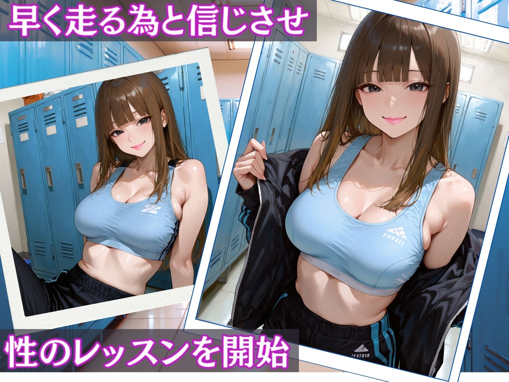 陸上巨乳女子校生を調教支配 サンプル3ページ目