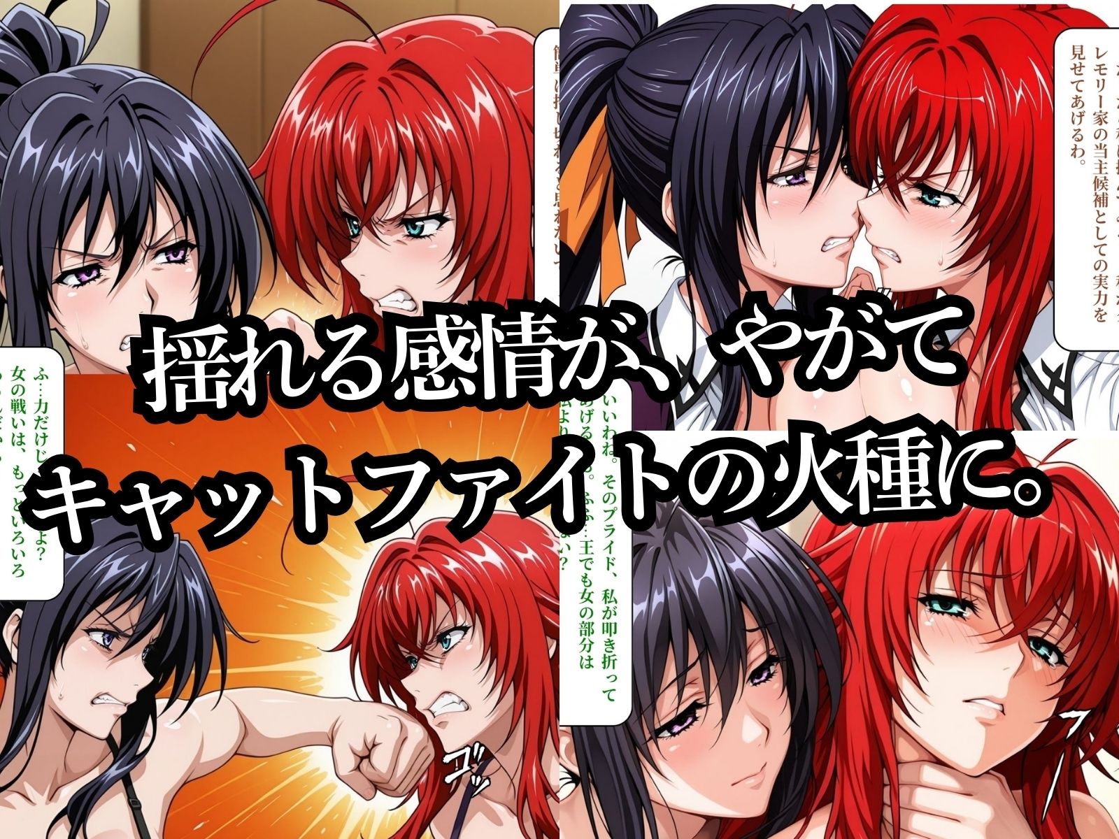 CAT FIGHT【キャットファイト】 RIAS VS HIMEJIMA and XENOVIA VS IRINA サンプル2ページ目