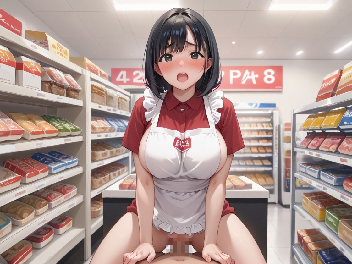 バイト中の女子校生にお仕置きセックス サンプル1ページ目