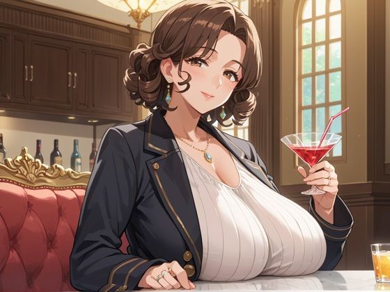 爆乳で上司を堕とす人妻 サンプル1ページ目
