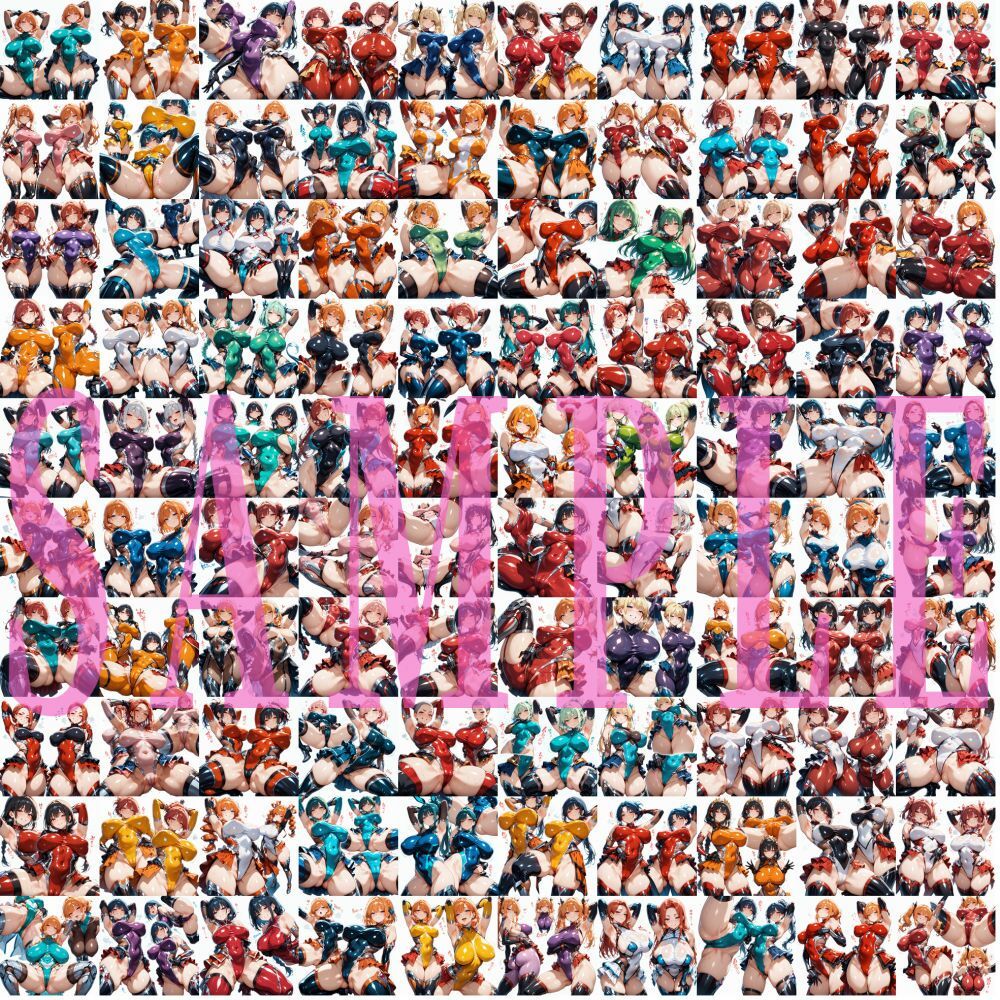 オリジナル対魔忍風キャラクターコレクション（Lサイズ）Vol.01 サンプル4ページ目