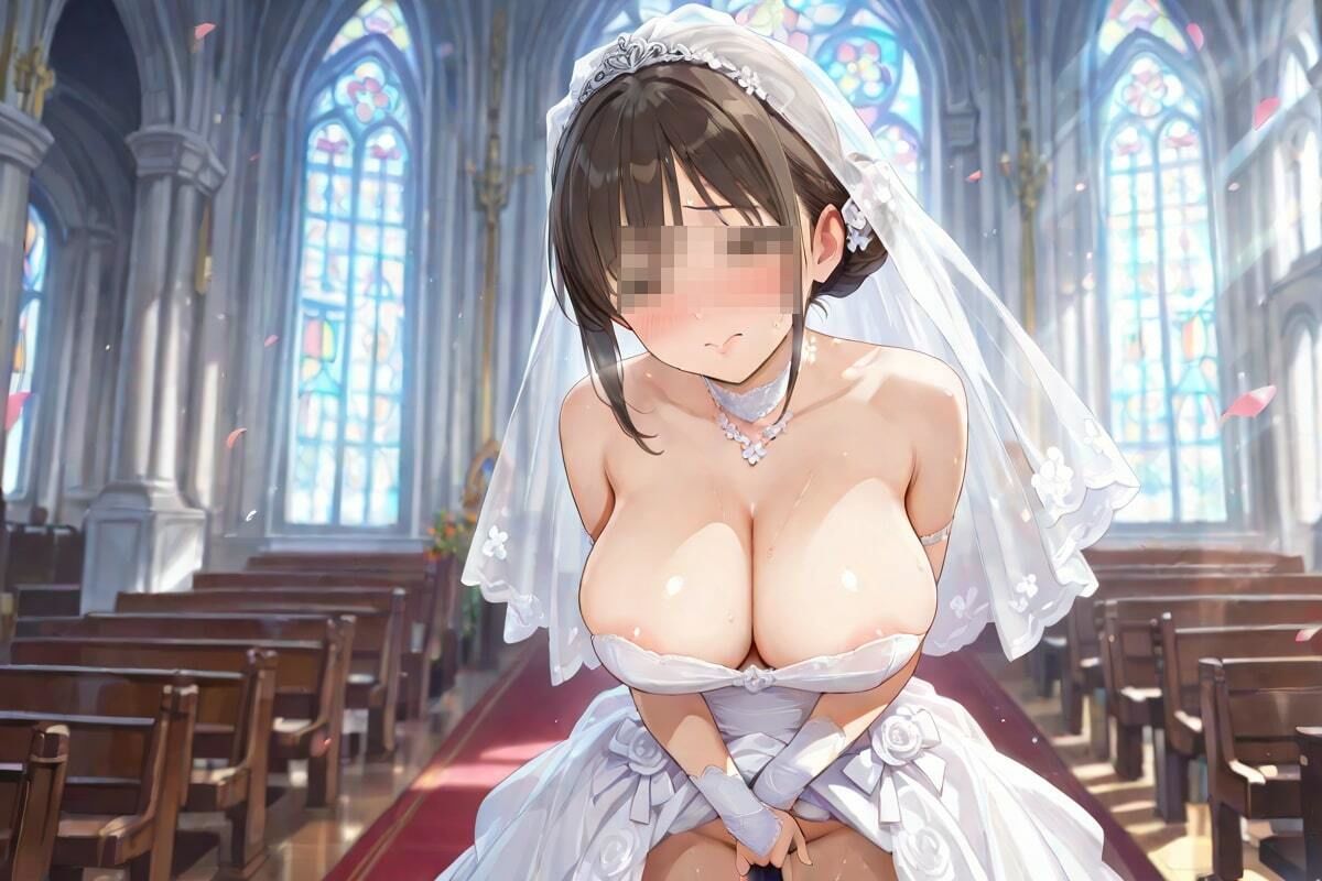 挑発する花嫁  〜はだけたドレスの誘惑〜 サンプル5ページ目