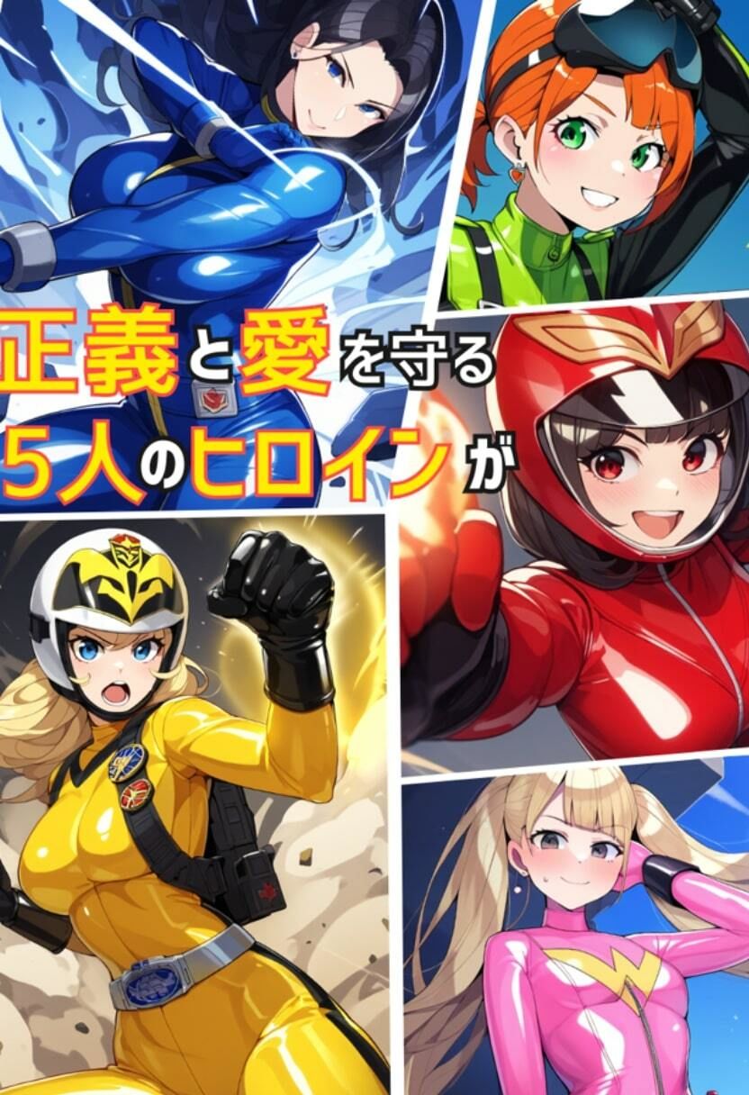 戦隊ヒロインが機械姦で悪堕ち！媚薬で快楽に蝕まれて連続絶頂！・500枚 サンプル3ページ目