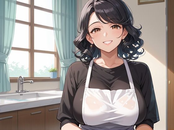 夫には秘密で若い男と淫れる爆乳人妻 サンプル1ページ目