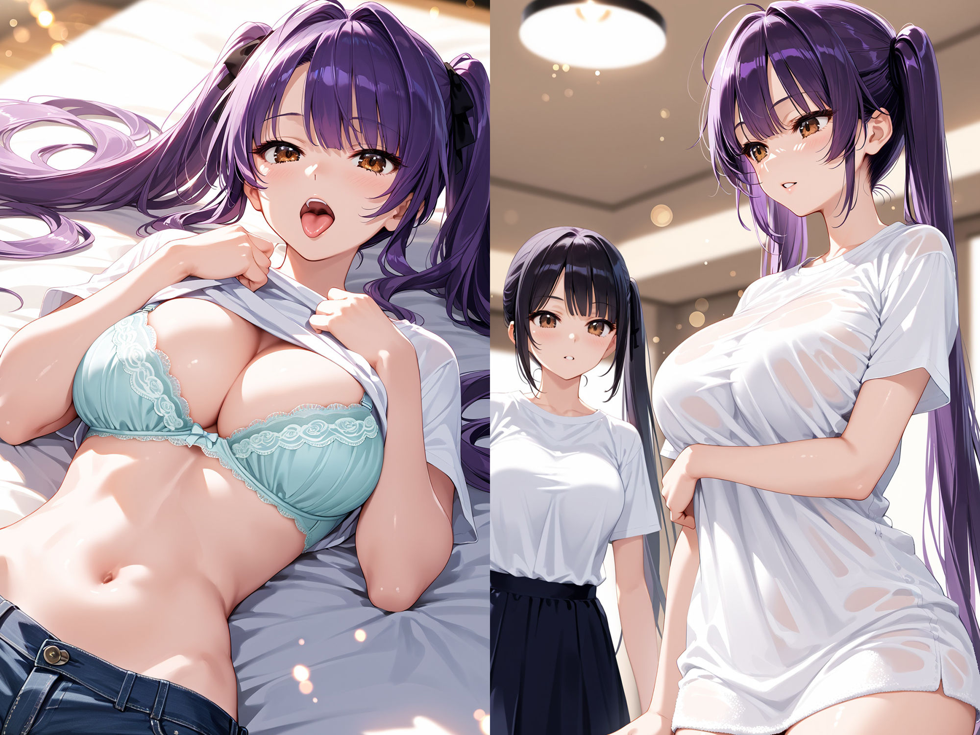 名門！ばくにゅう女子マネの性処理管理術【ツインテール編】 サンプル4ページ目