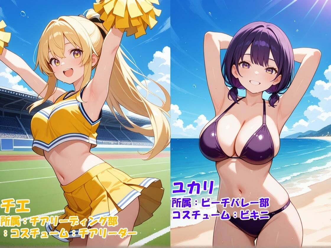 エッチが大好きな女子大生と着エロ中出し運動会・可愛いスポーツ女子をアヘ顔にしたった サンプル6ページ目