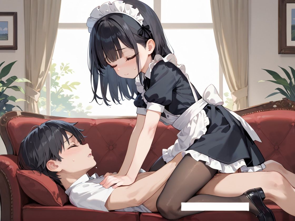 つるぺたメイドのご奉仕は中出しまで サンプル6ページ目
