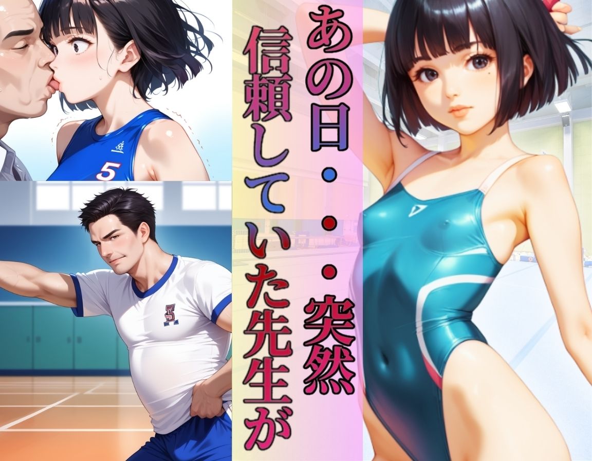 処女喪失〜練習中に先生に犯〇れ快楽堕ち〜新体操編 サンプル1ページ目
