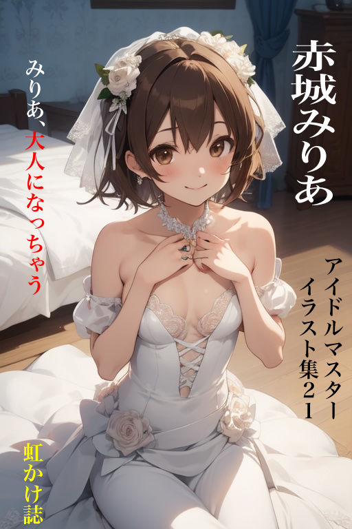 虹かけ誌   アイドルマスター  イラスト集21   赤城みりあ  みりあ、大人になっちゃう サンプル1ページ目