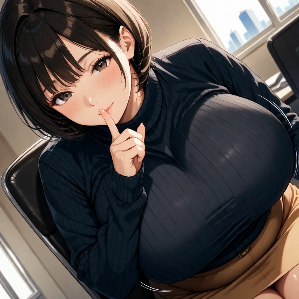 職場の上司が爆乳痴女に？ たくさんイカせてあげる サンプル2ページ目