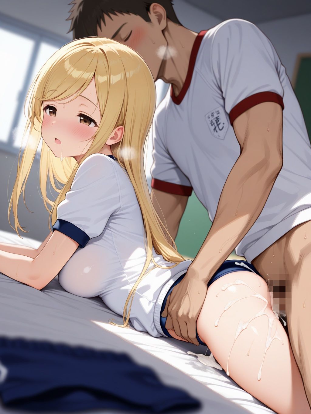 ブルマ女子校生の桃尻いただきます！ サンプル4ページ目