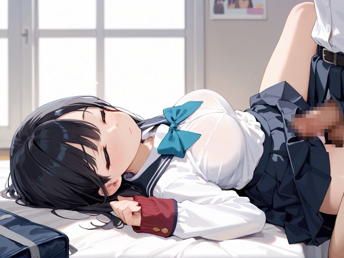 爆乳女子校生と本気セックスしてみた サンプル2ページ目