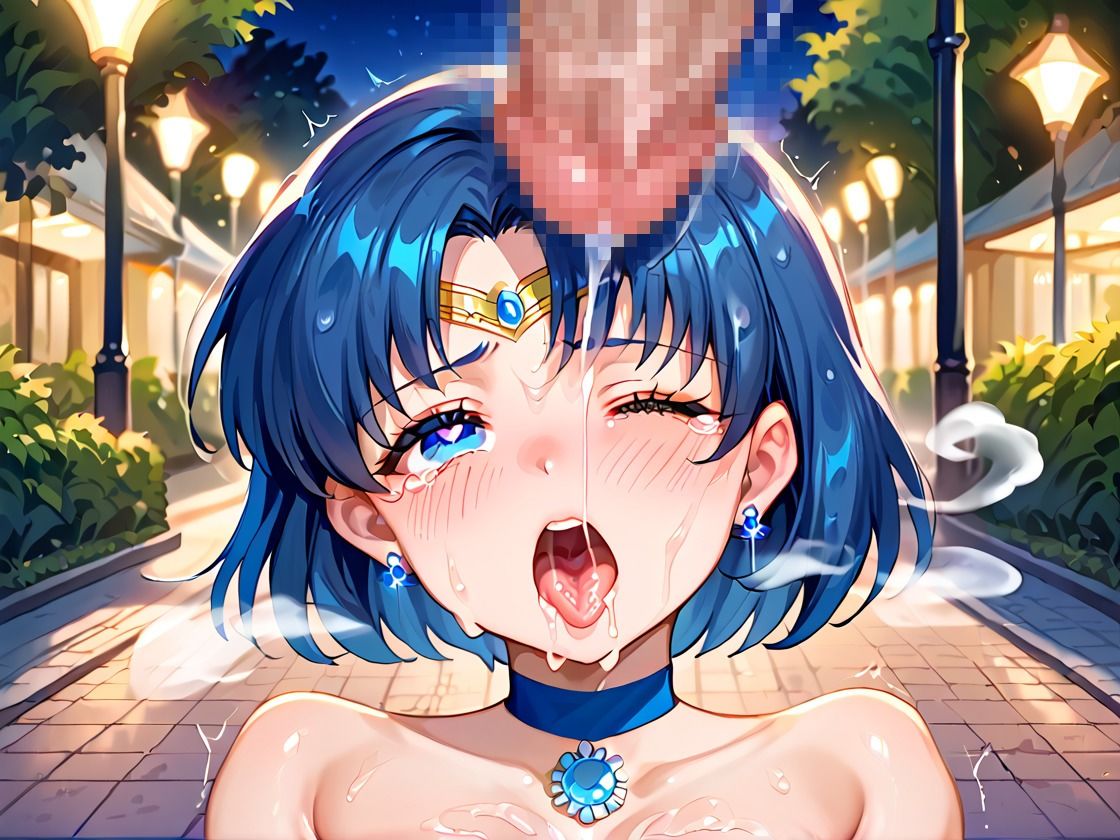 美少女性士セー○ームーン マーキュ○ー編 サンプル8ページ目
