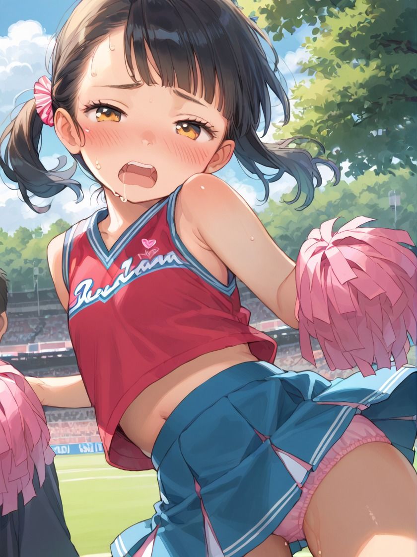 チア部ゆいちゃんを中出し大量種付けプレス サンプル8ページ目
