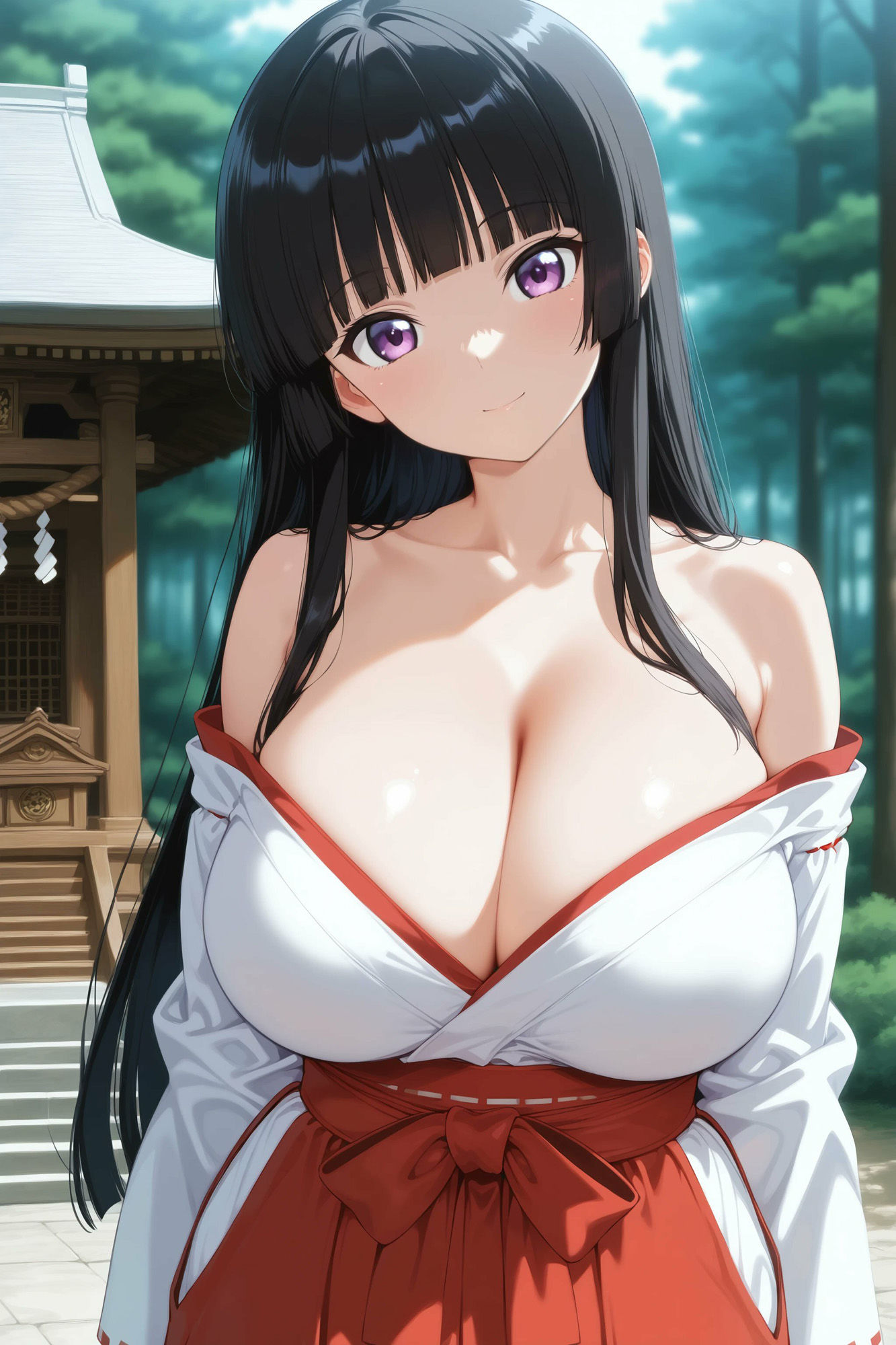 巫女さん！？ サンプル1ページ目
