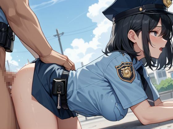 巨乳でエッチな女性警官〜パトロール中〜 サンプル8ページ目
