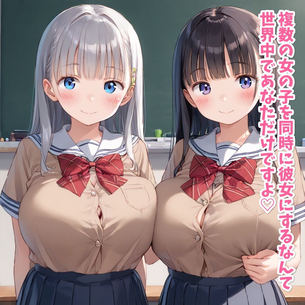 女子校のJKとハーレムおまんこ サンプル5ページ目