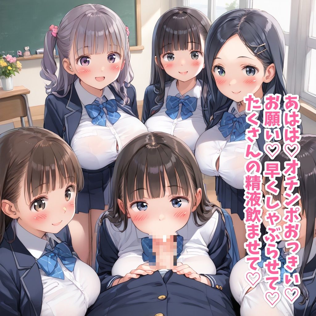 女子校のJKとハーレムおまんこ サンプル6ページ目