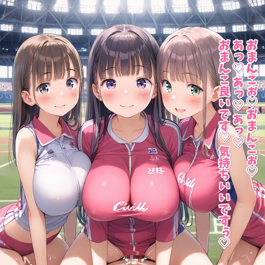 陸上部のJKとハーレムおまんこ サンプル8ページ目