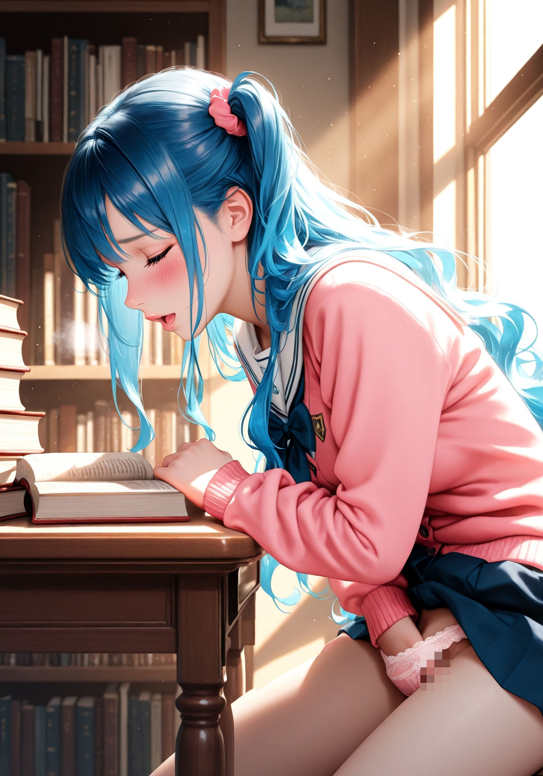 なにを読んでるんだろう 〜オナってない？〜 サンプル6ページ目