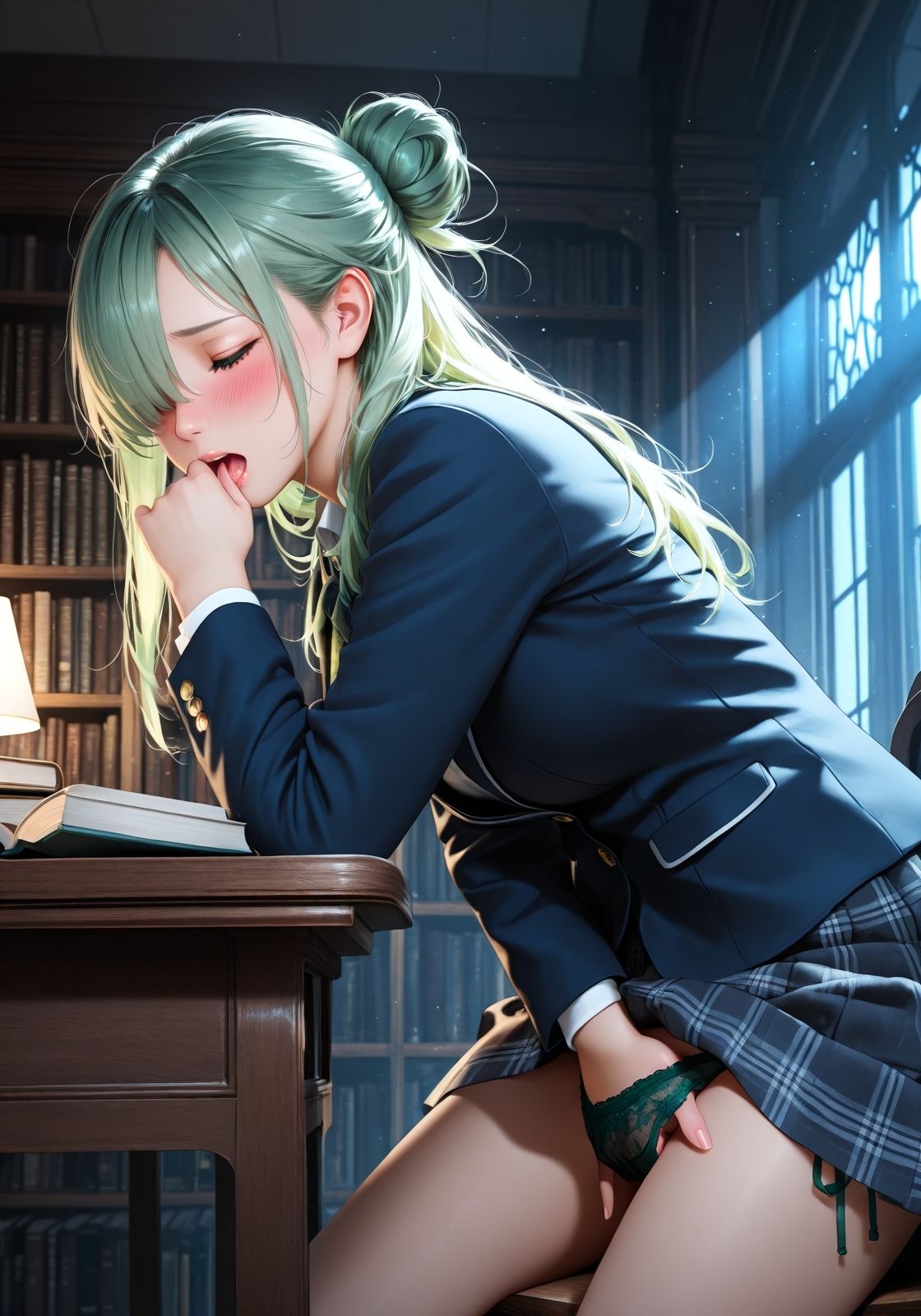 なにを読んでるんだろう 〜オナってない？〜 サンプル8ページ目