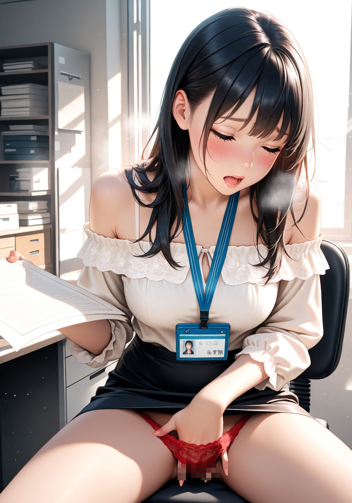 先輩・・・？  〜オナってます？〜 サンプル2ページ目