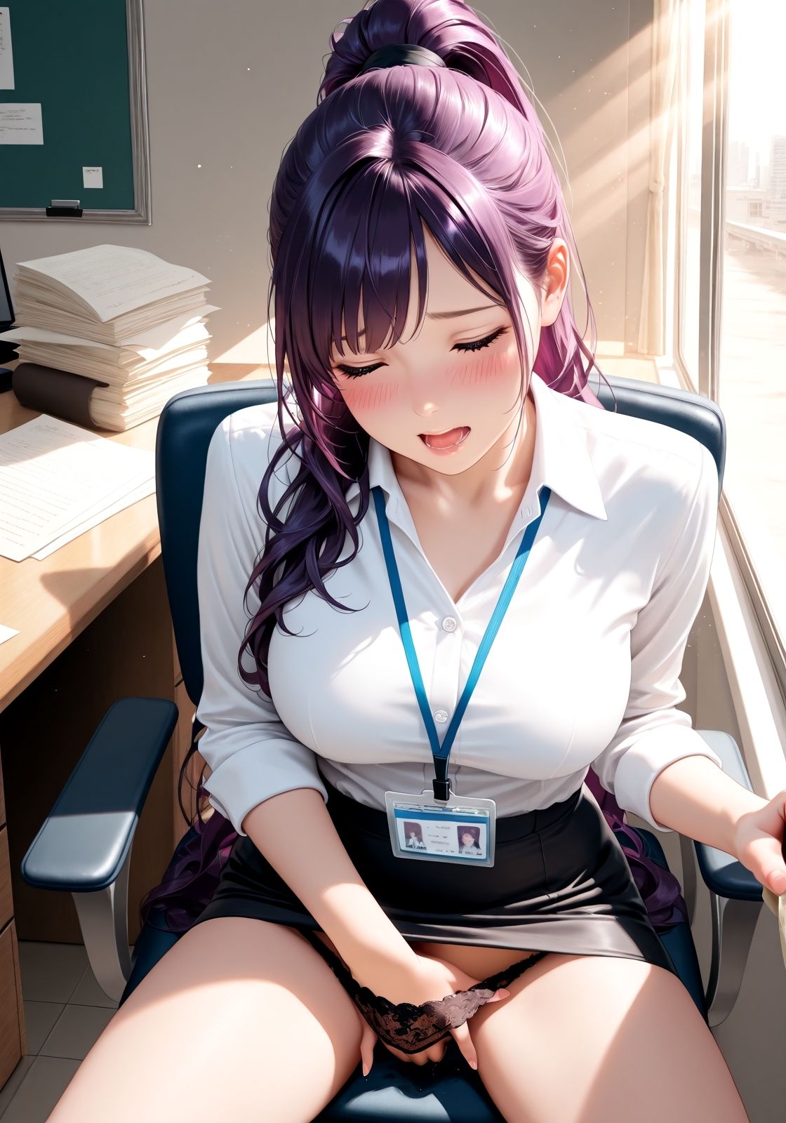 先輩・・・？  〜オナってます？〜 サンプル4ページ目