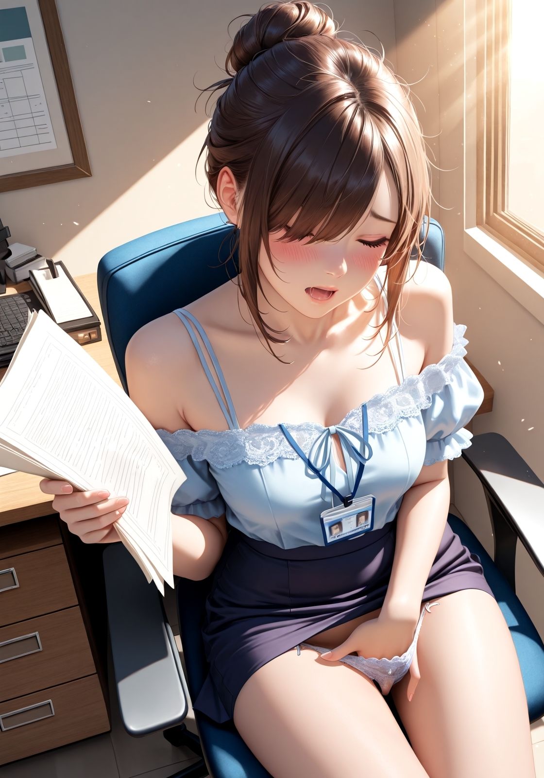 先輩・・・？  〜オナってます？〜 サンプル5ページ目