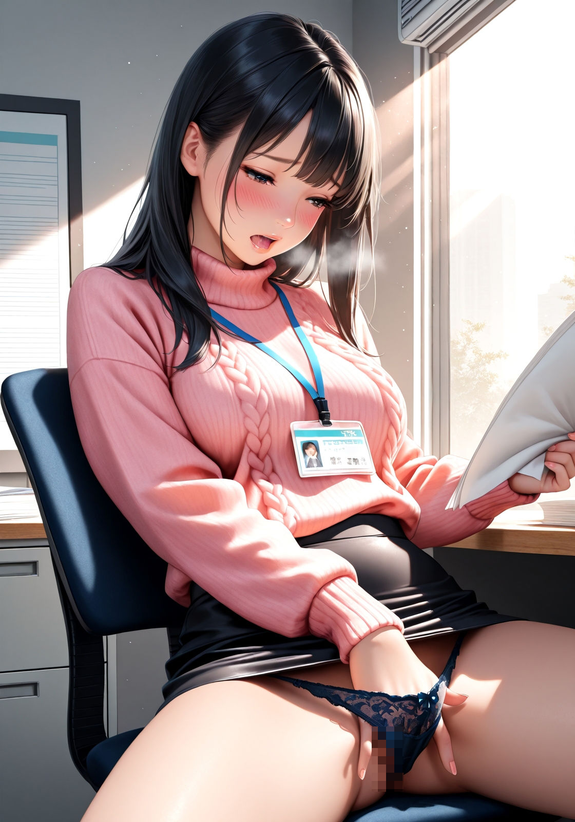 先輩・・・？  〜オナってます？〜 サンプル8ページ目