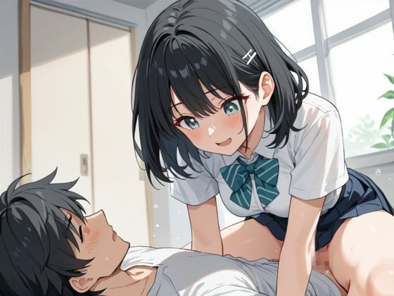 巨乳清楚系女子と性教育の実習をする。 サンプル8ページ目