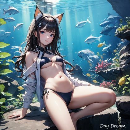 猫耳水族館 サンプル3ページ目