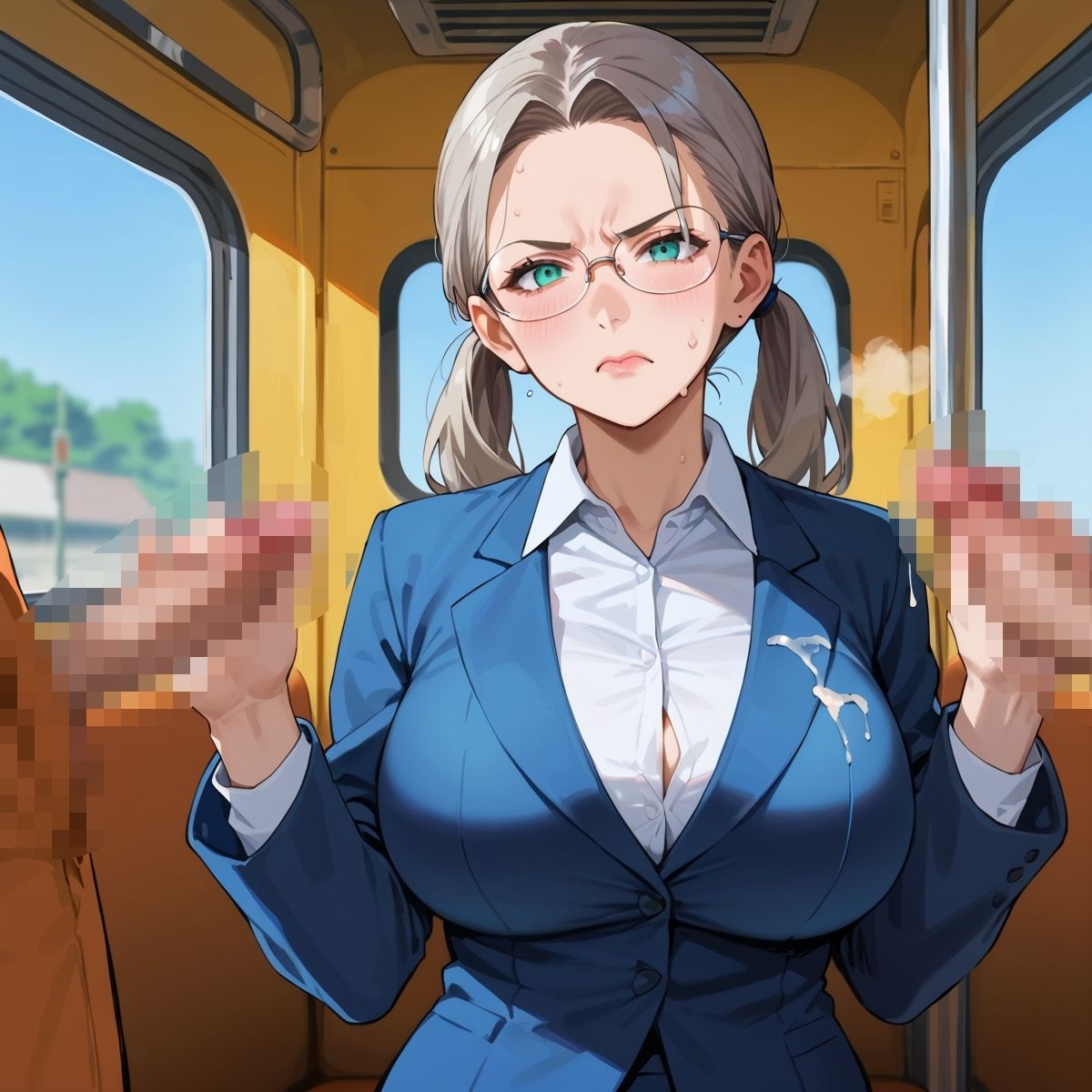 ムチムチ！はたらく女の欲情電車Part8 サンプル1ページ目